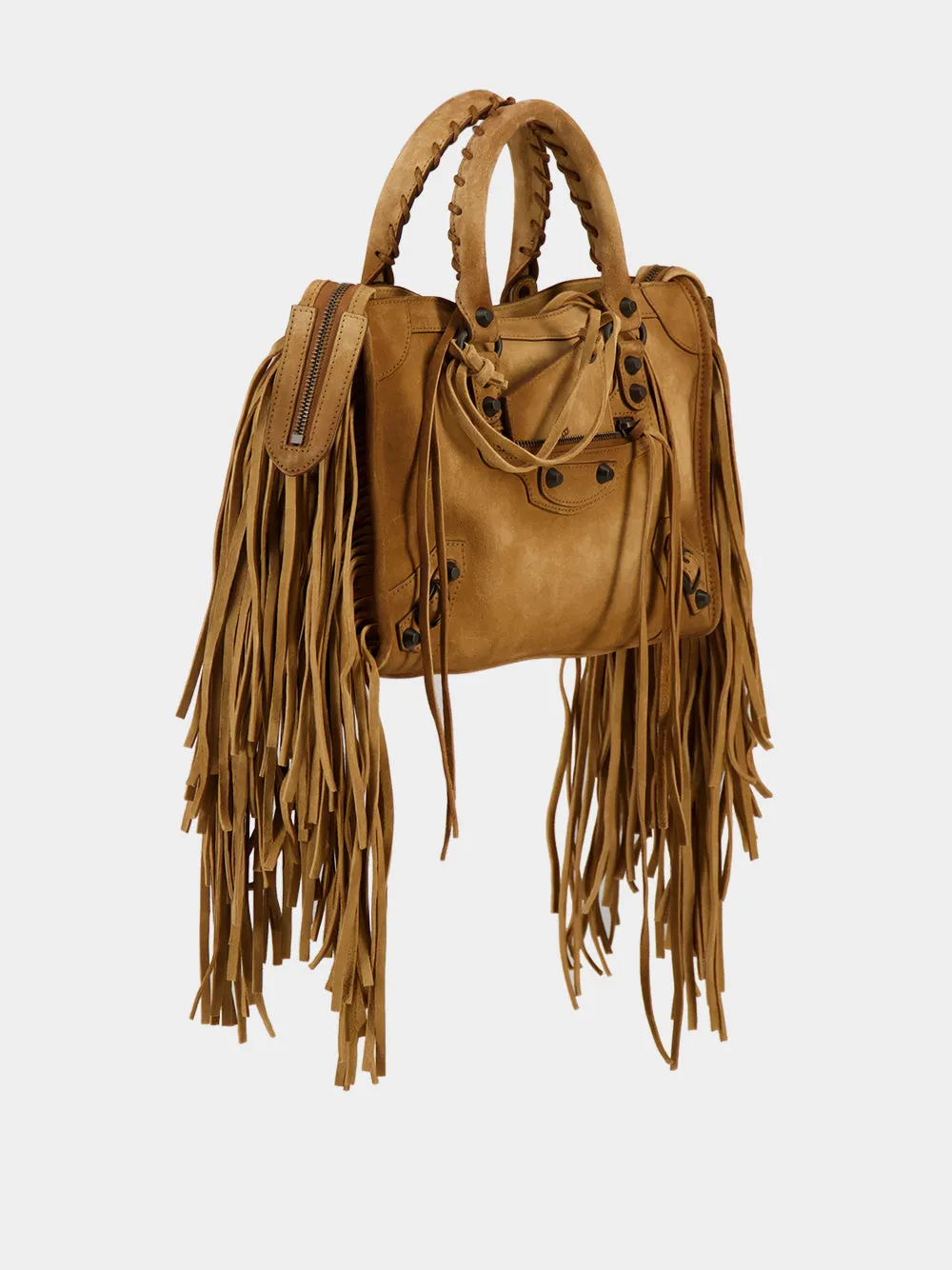 Camel Le City Small Fringe Bag sold by Fashion Clinic product image thumbnail 5