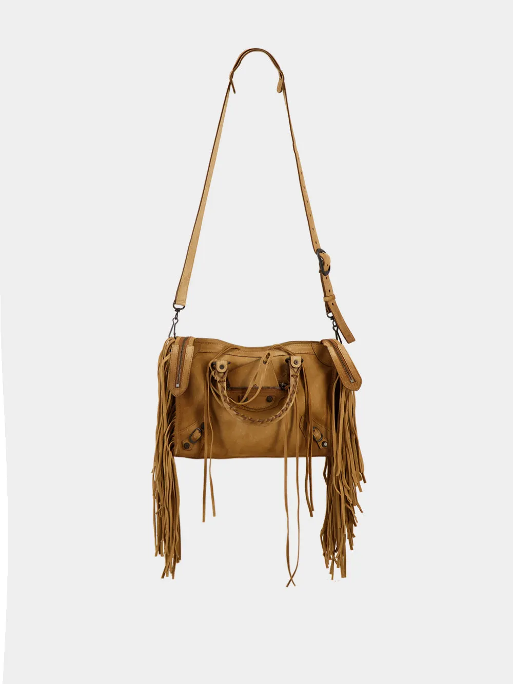 Camel Le City Small Fringe Bag sold by Fashion Clinic product image thumbnail 3