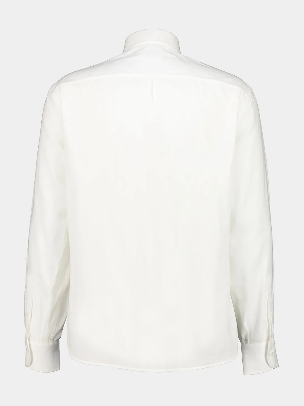 White Cotton and Lyocell Shirt sold by Fashion Clinic product image thumbnail 2