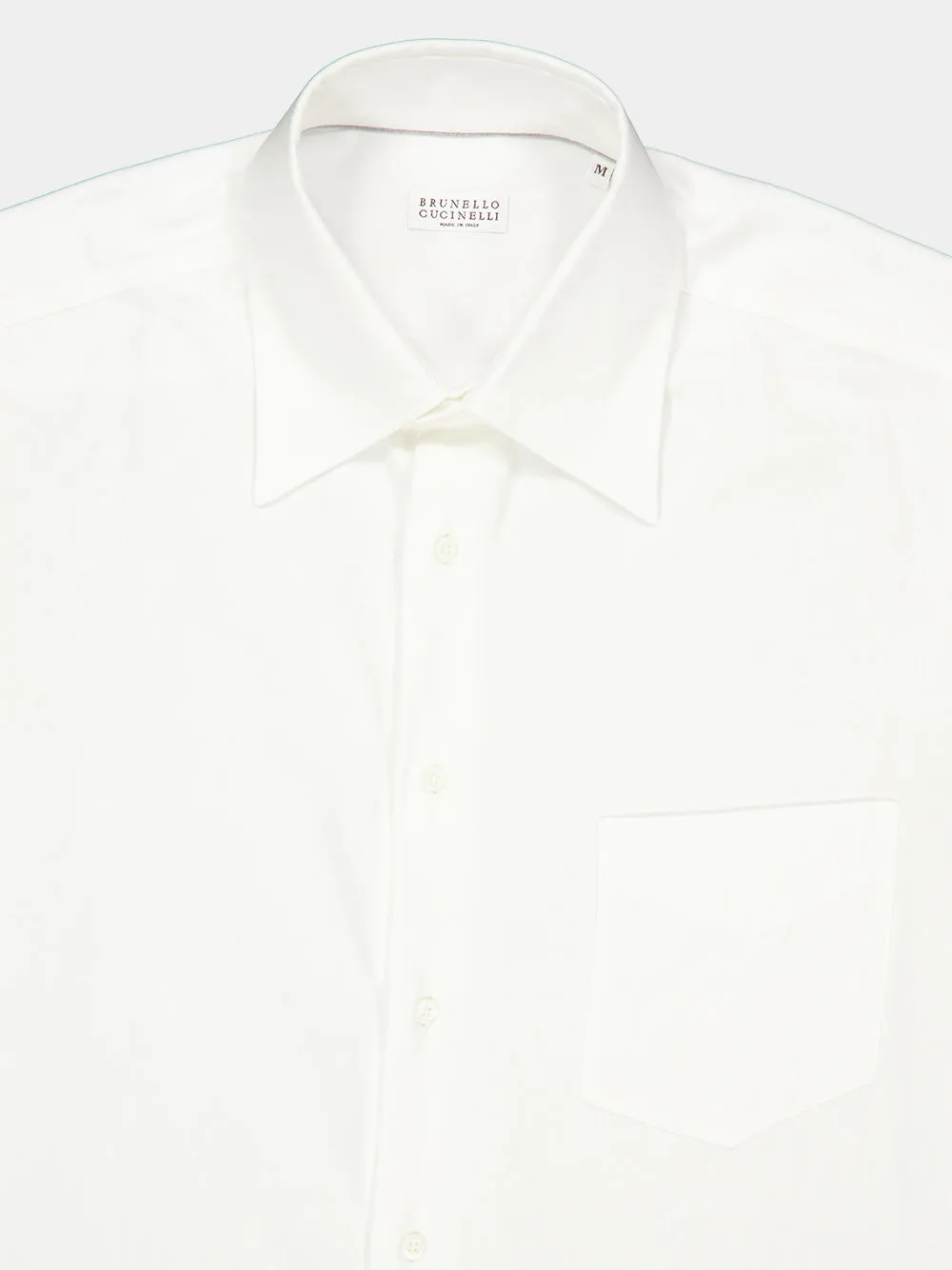 White Cotton and Lyocell Shirt sold by Fashion Clinic product image thumbnail 3