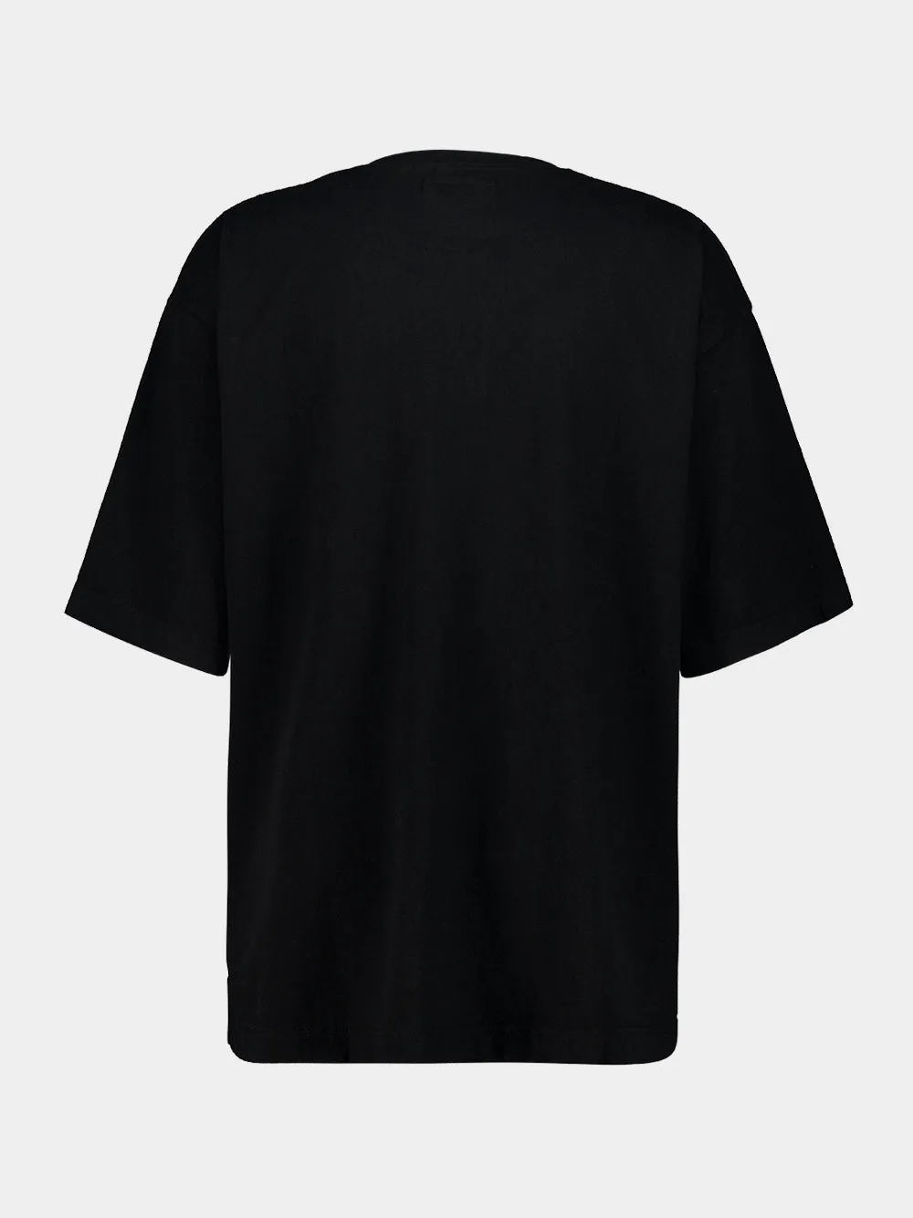 Black Don't Tag Me Printed T-Shirt sold by Fashion Clinic product image thumbnail 2