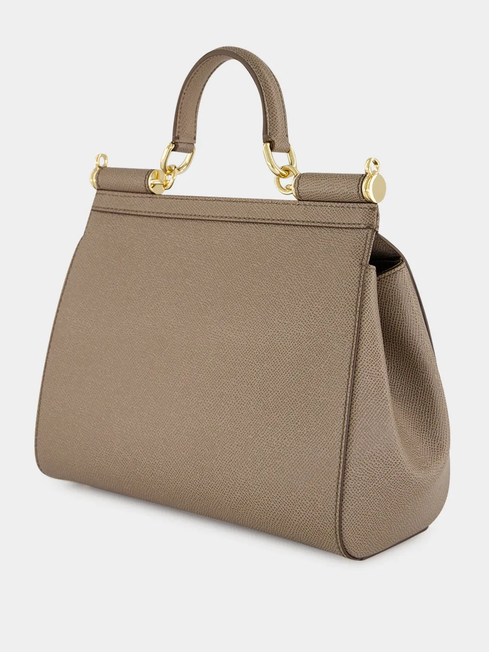 Beige Large Sicily Calfskin Handbag sold by Fashion Clinic product image thumbnail 5