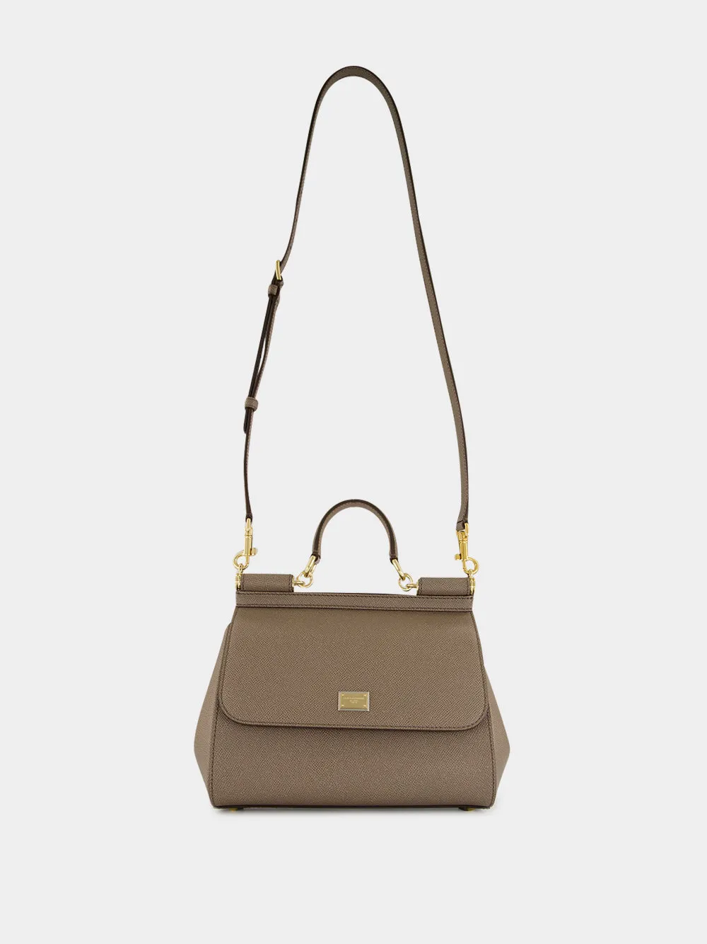 Beige Large Sicily Calfskin Handbag sold by Fashion Clinic product image thumbnail 2