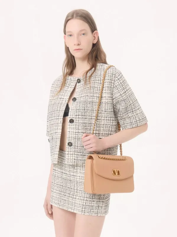 Pink Djuna Medium Chain Bag made by Valentino Garavani