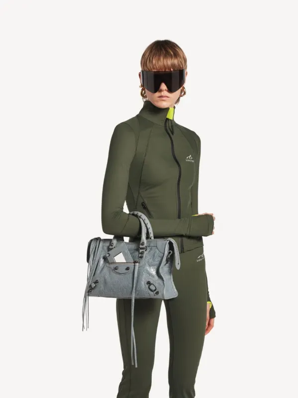 Blue Grey Le City Small Bag made by Balenciaga