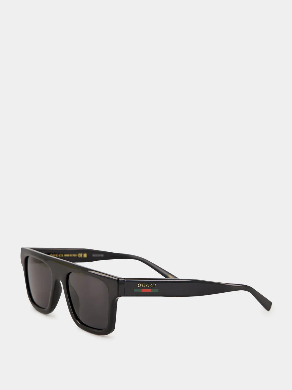 Black Square-Frame Sunglasses sold by Fashion Clinic product image thumbnail 3