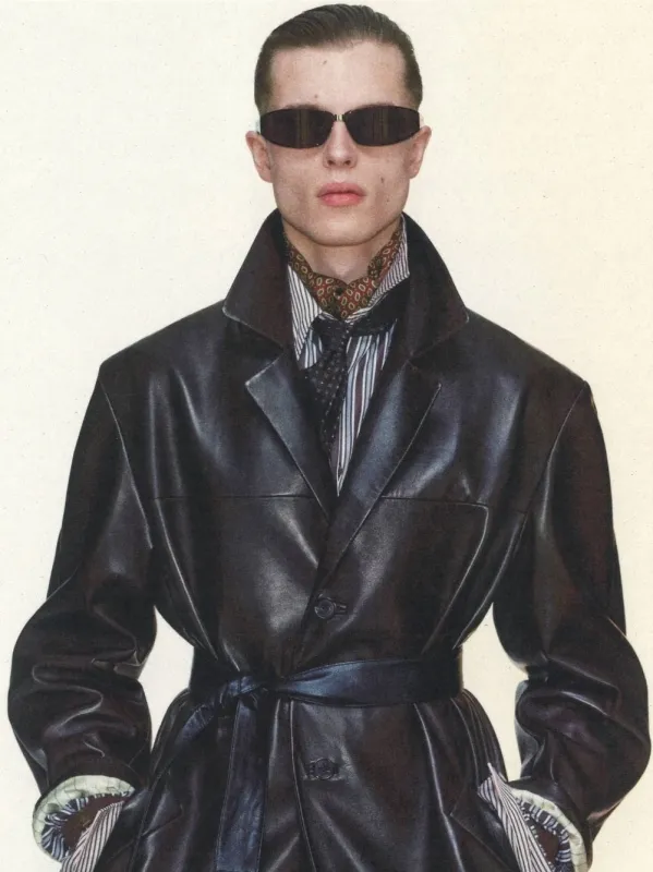 Black SL 963 Racer Sunglasses made by Yves Saint Laurent