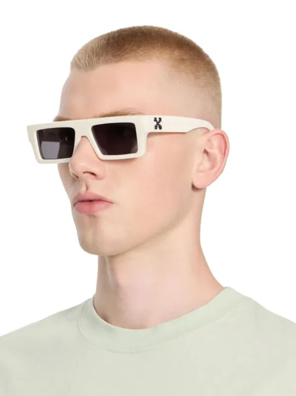 Ivory Ruby Dark Grey Lens Sunglasses made by Off-White