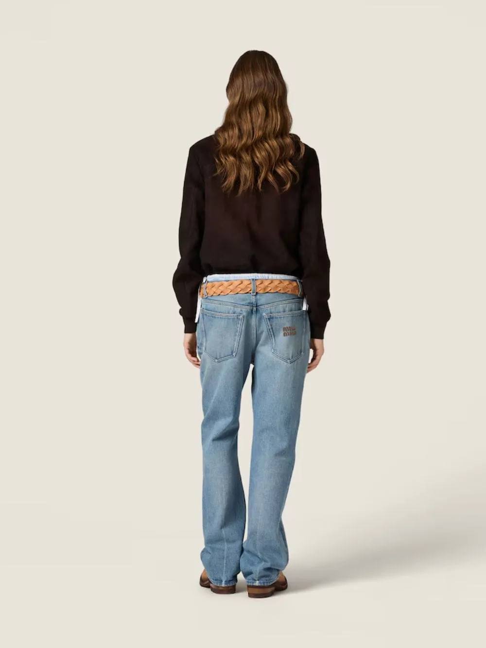 Sapphire Blue Washed Denim Jeans sold by Fashion Clinic product image thumbnail 3