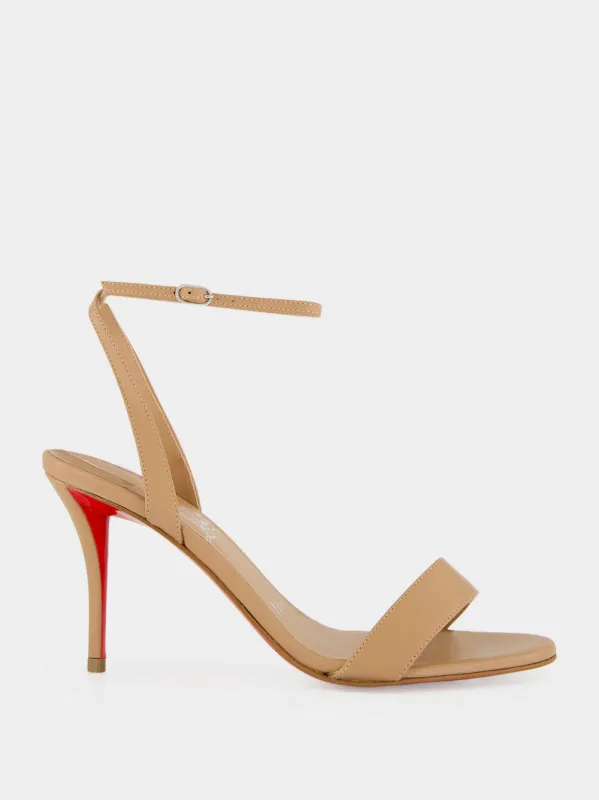 Blush Miss Z 80 Strappy Sandals made by Christian Louboutin