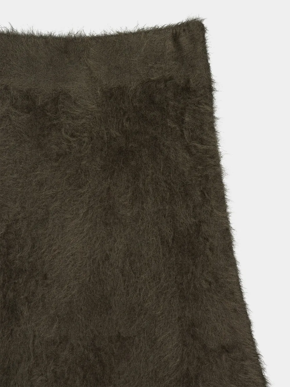 Dark Fern Brushed Cashmere Asta Skirt sold by Fashion Clinic product image thumbnail 5
