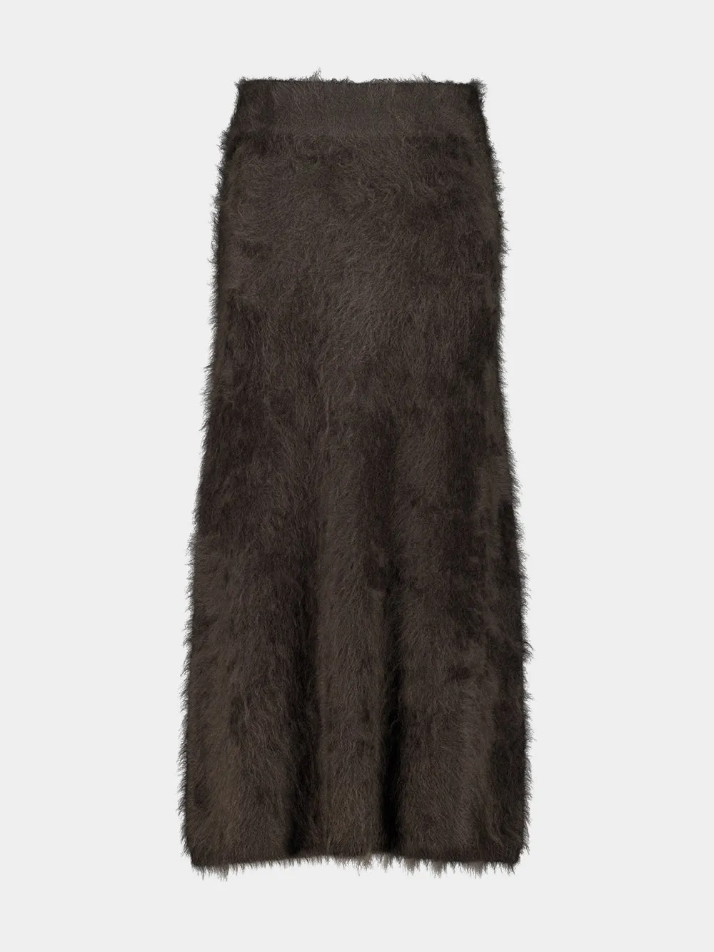 Dark Fern Brushed Cashmere Asta Skirt sold by Fashion Clinic product image thumbnail 2