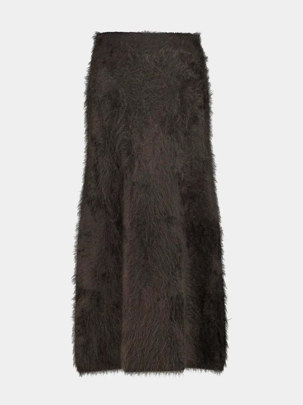 Dark Fern Brushed Cashmere Asta Skirt sold by Fashion Clinic product image thumbnail 4