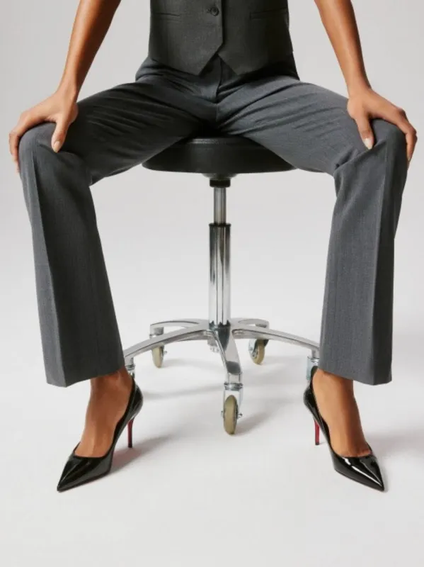 Black Miss Z 80 Patent Leather Pumps made by Christian Louboutin