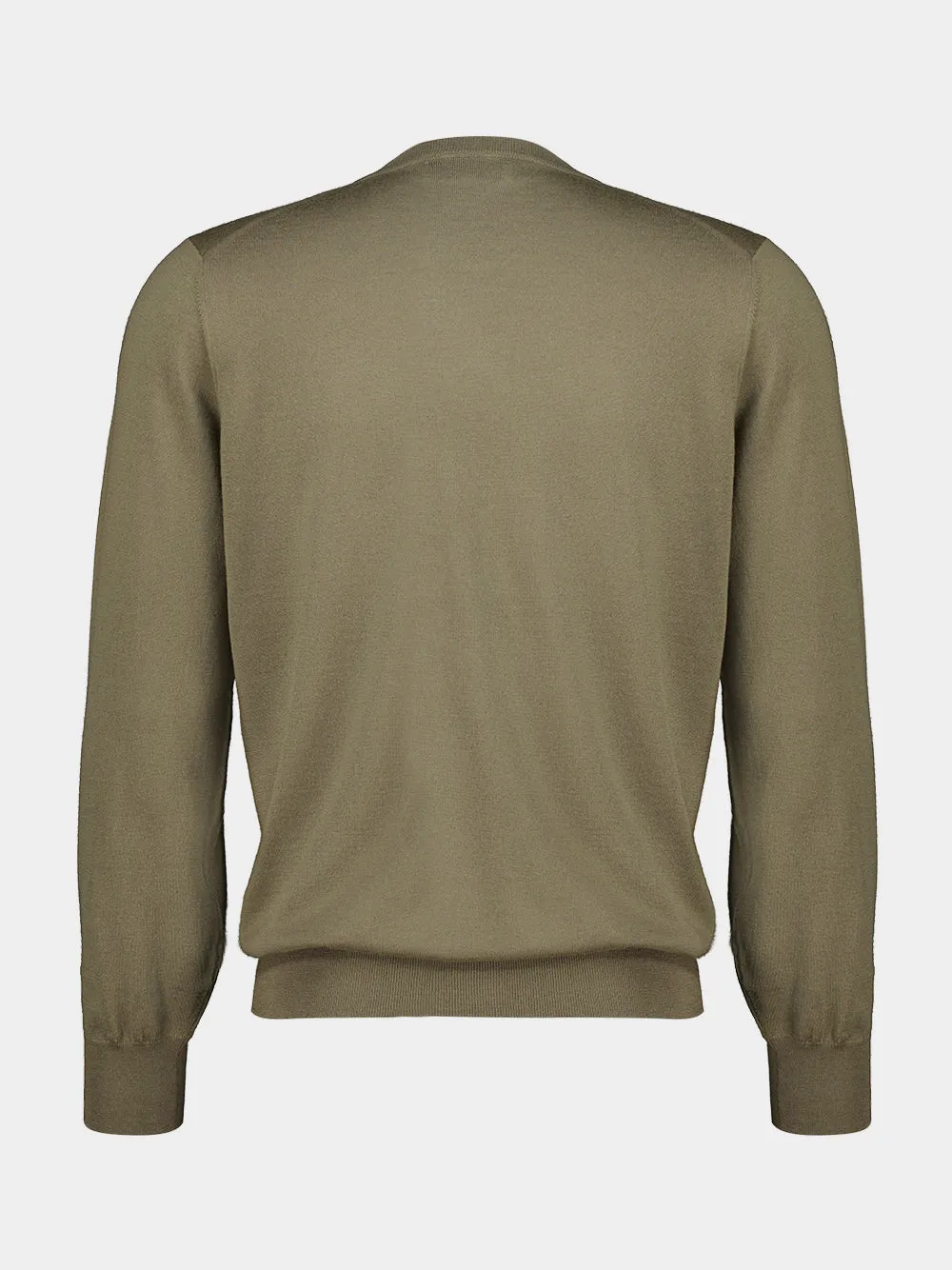 Mud and Pebble Wool Cashmere Sweater sold by Fashion Clinic product image thumbnail 2