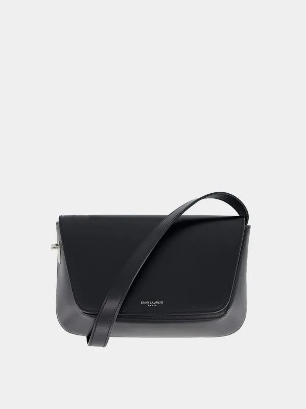 Black Small Leather Crossbody Bag made by Yves Saint Laurent