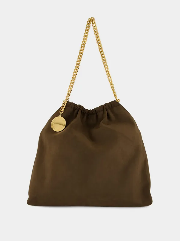 Moka Brown Falabella Medium Shoulder Bag made by Stella McCartney