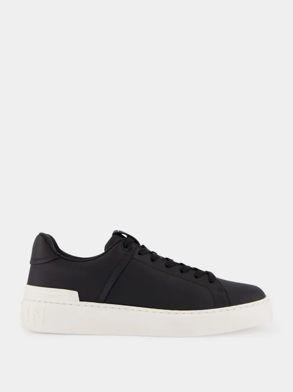 Black and White B-Court Sneakers made by Balmain