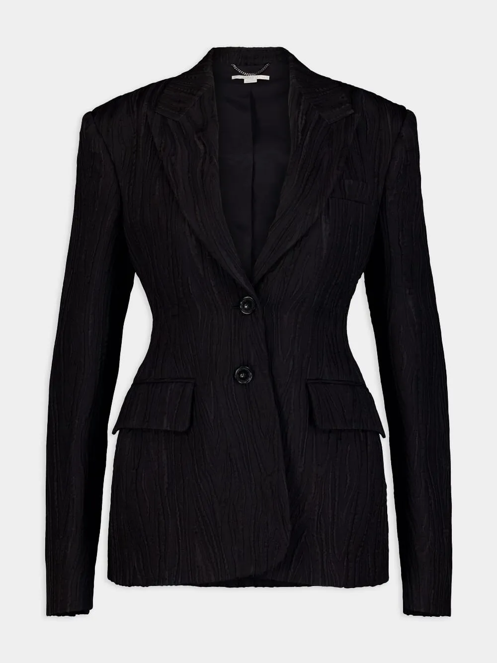 Jacquard Single-Breasted Blazer sold by Fashion Clinic