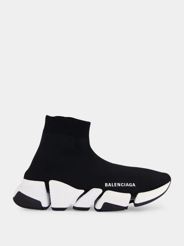 Black Speed 2.0 Knit Sneakers made by Balenciaga