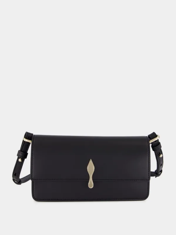 Black Bettina Wallet on Chain made by Christian Louboutin