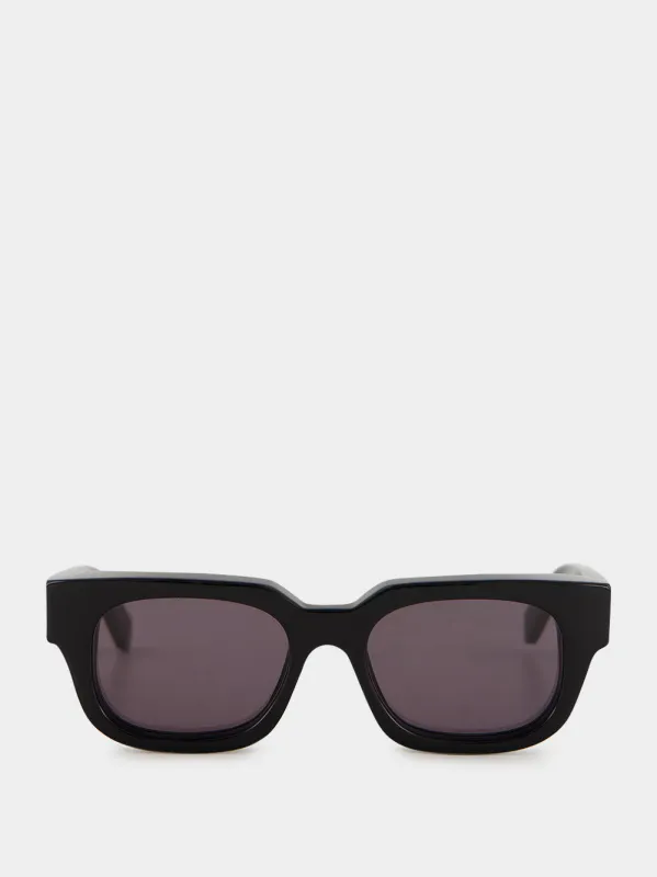 Black Square Acetate Sunglasses made by Off-White