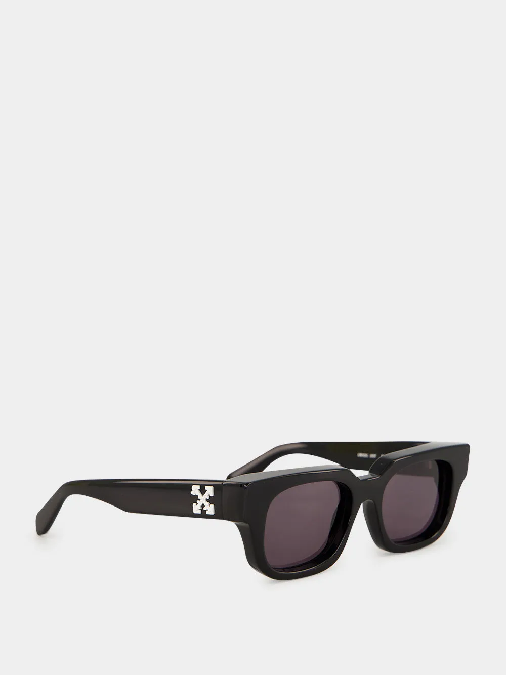 Black Square Acetate Sunglasses sold by Fashion Clinic product image thumbnail 2