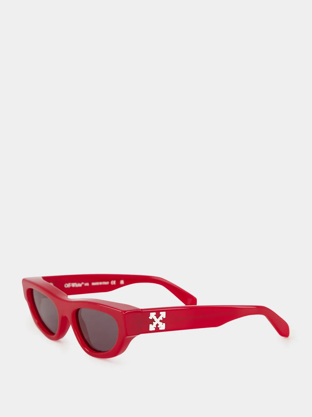 Red Cat-Eye Sunglasses sold by Fashion Clinic product image thumbnail 3