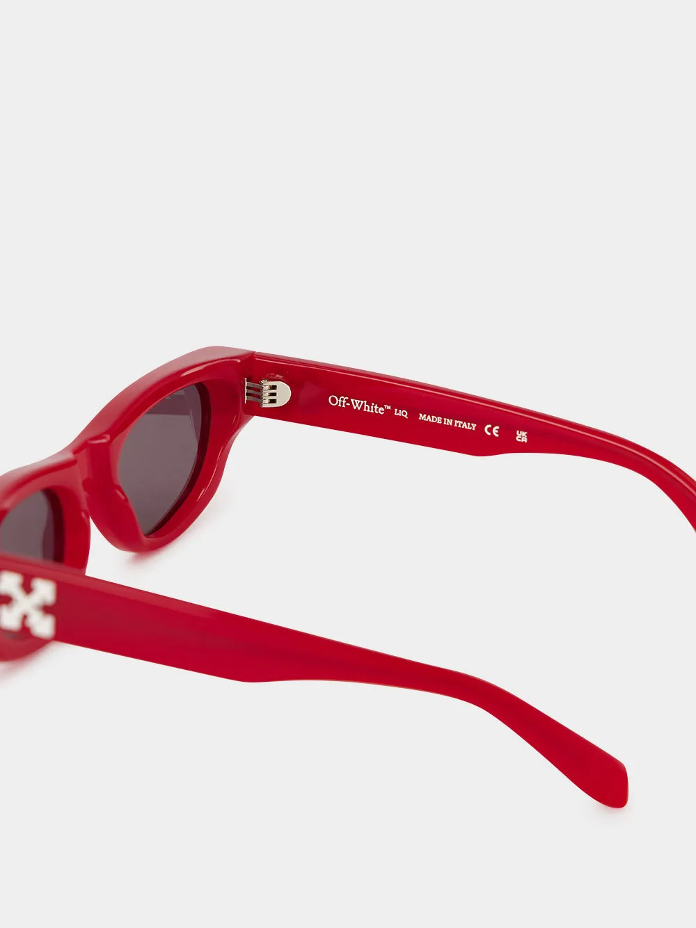 Red Cat-Eye Sunglasses sold by Fashion Clinic product image thumbnail 4