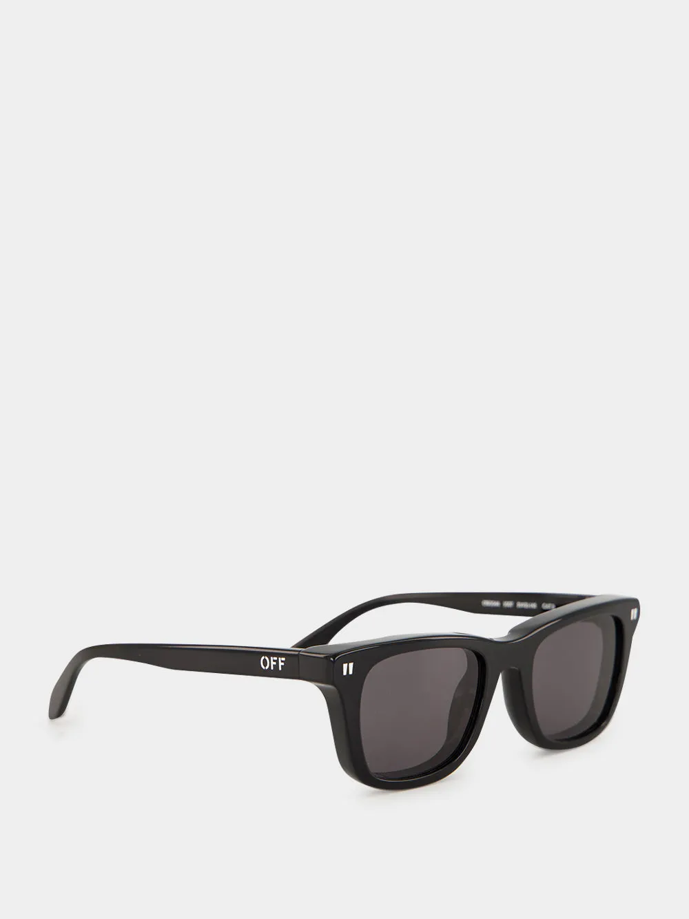 Black Acetate Square Sunglasses sold by Fashion Clinic product image thumbnail 2