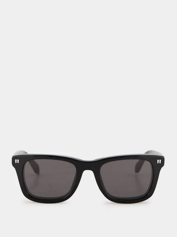 Black Acetate Square Sunglasses made by Off-White