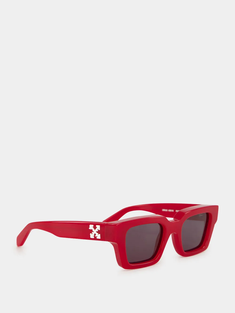 Red Virgil Square Sunglasses sold by Fashion Clinic product image thumbnail 2