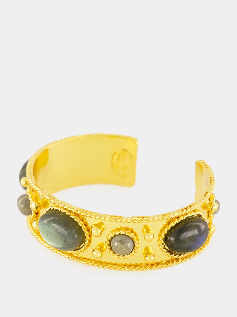 Grey Byzantin Twisted Labradorite Bracelet sold by Fashion Clinic product image thumbnail 2