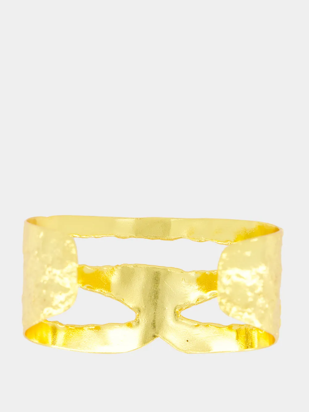 Gold Nude Cuff Bracelet sold by Fashion Clinic product image thumbnail 2