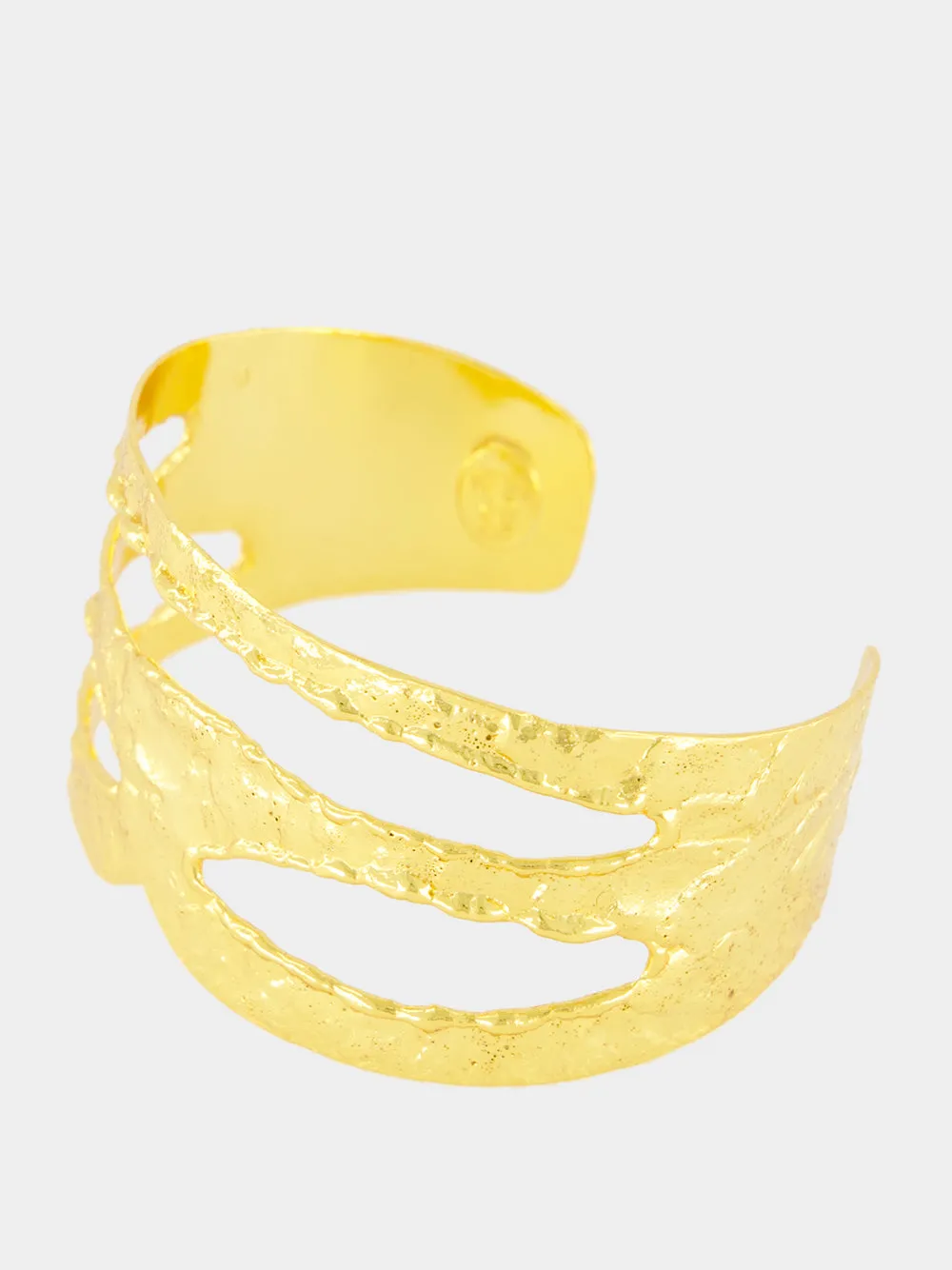 Gold Nude Cuff Bracelet sold by Fashion Clinic product image thumbnail 3