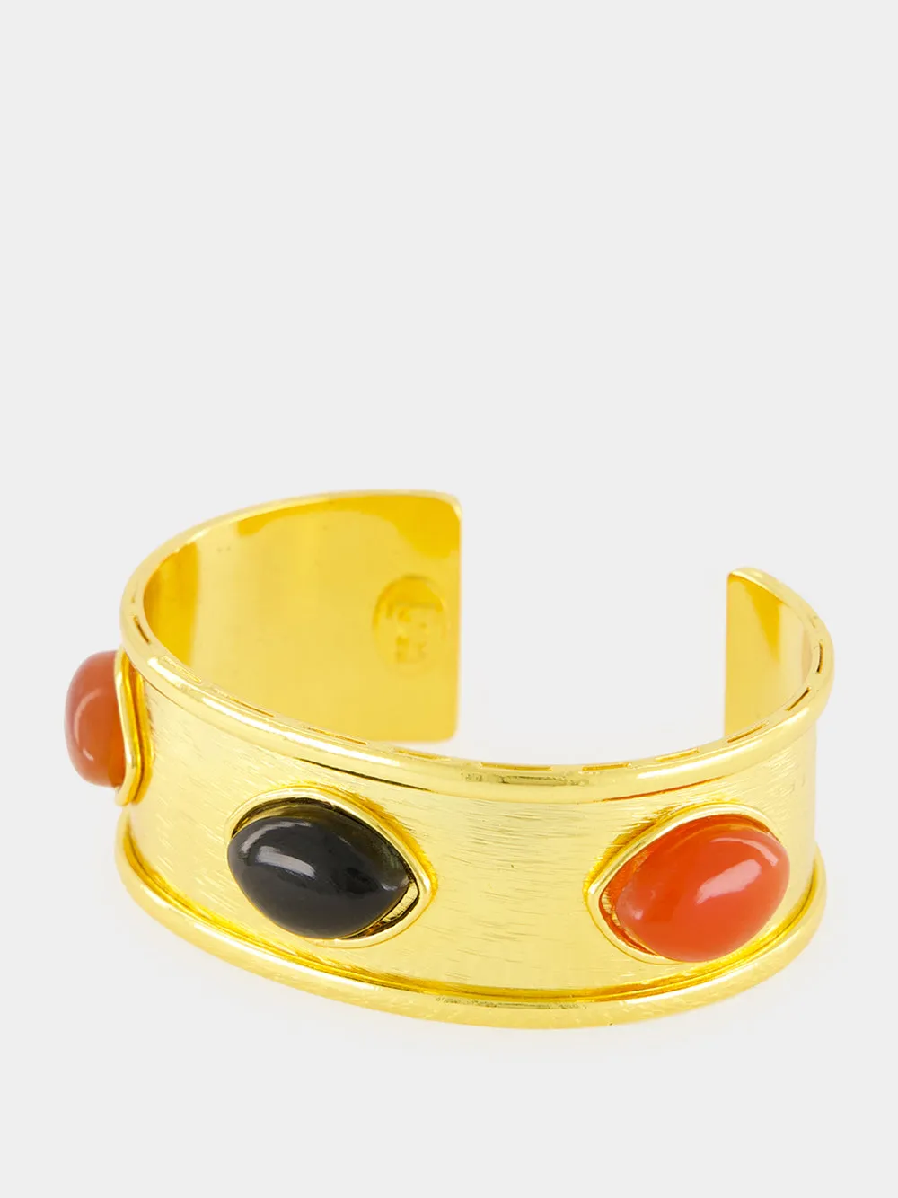 Orange and Black Marquise Stone Cuff sold by Fashion Clinic product image thumbnail 2