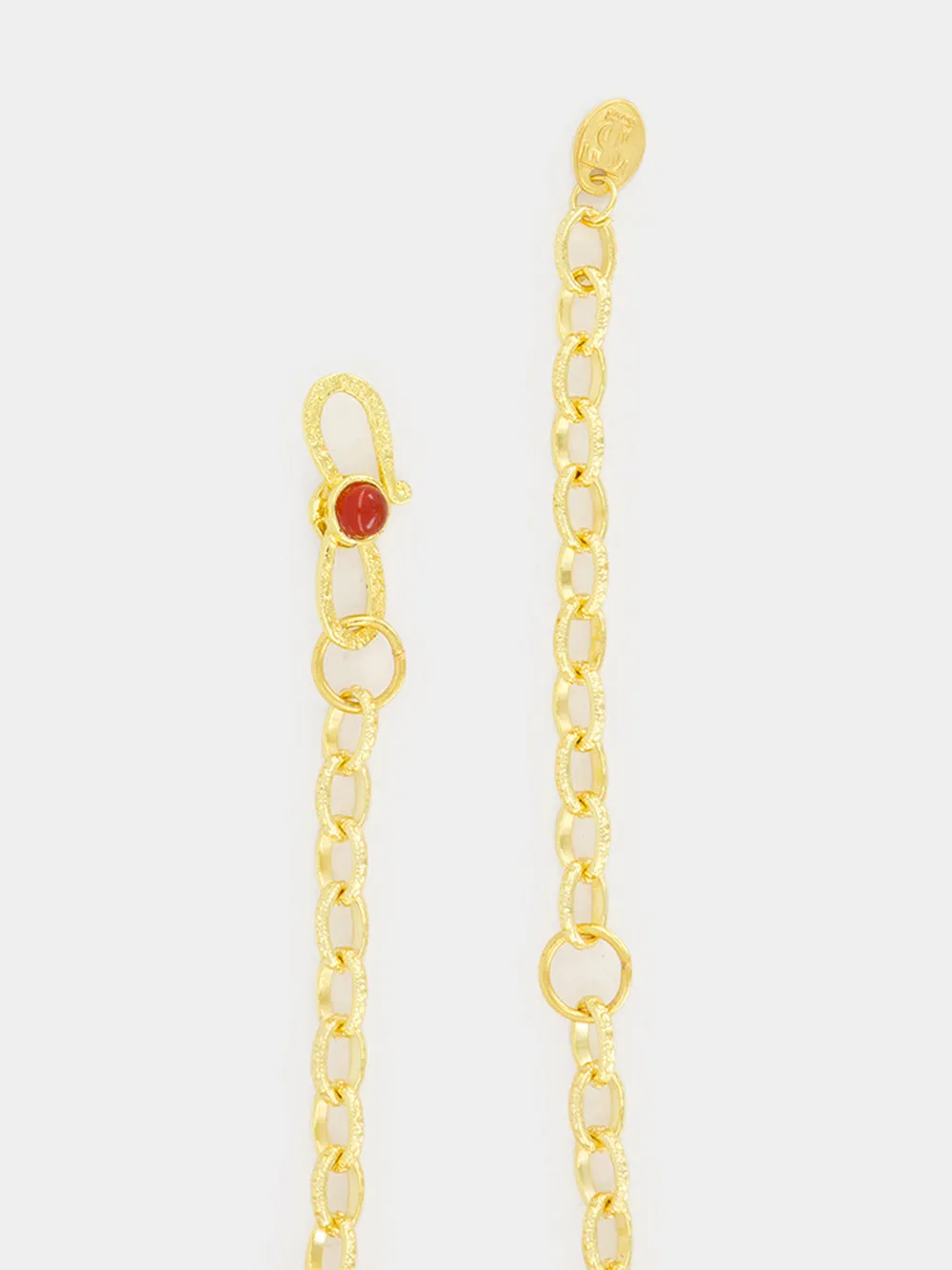 Orange Sunshine Carnelian Necklace sold by Fashion Clinic product image thumbnail 3