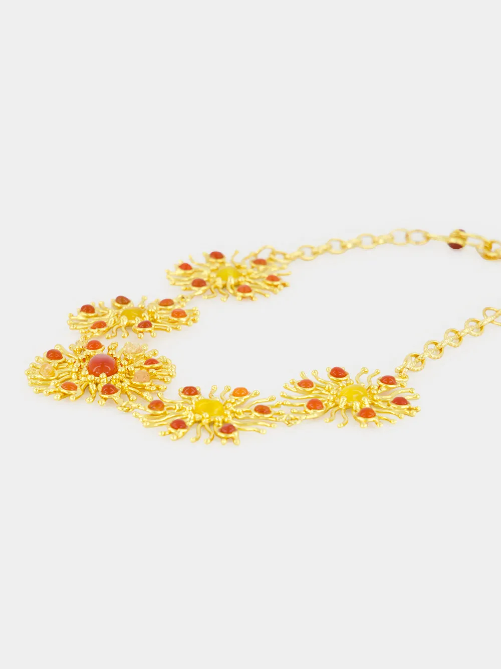 Orange Sunshine Carnelian Necklace sold by Fashion Clinic product image thumbnail 2