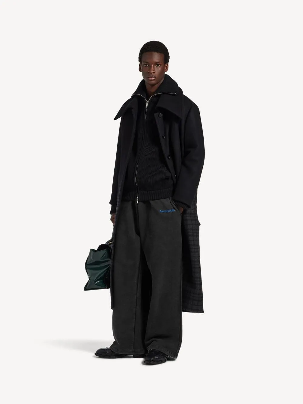 Faded Black Back Oversized Baggy Sweatpants sold by Fashion Clinic