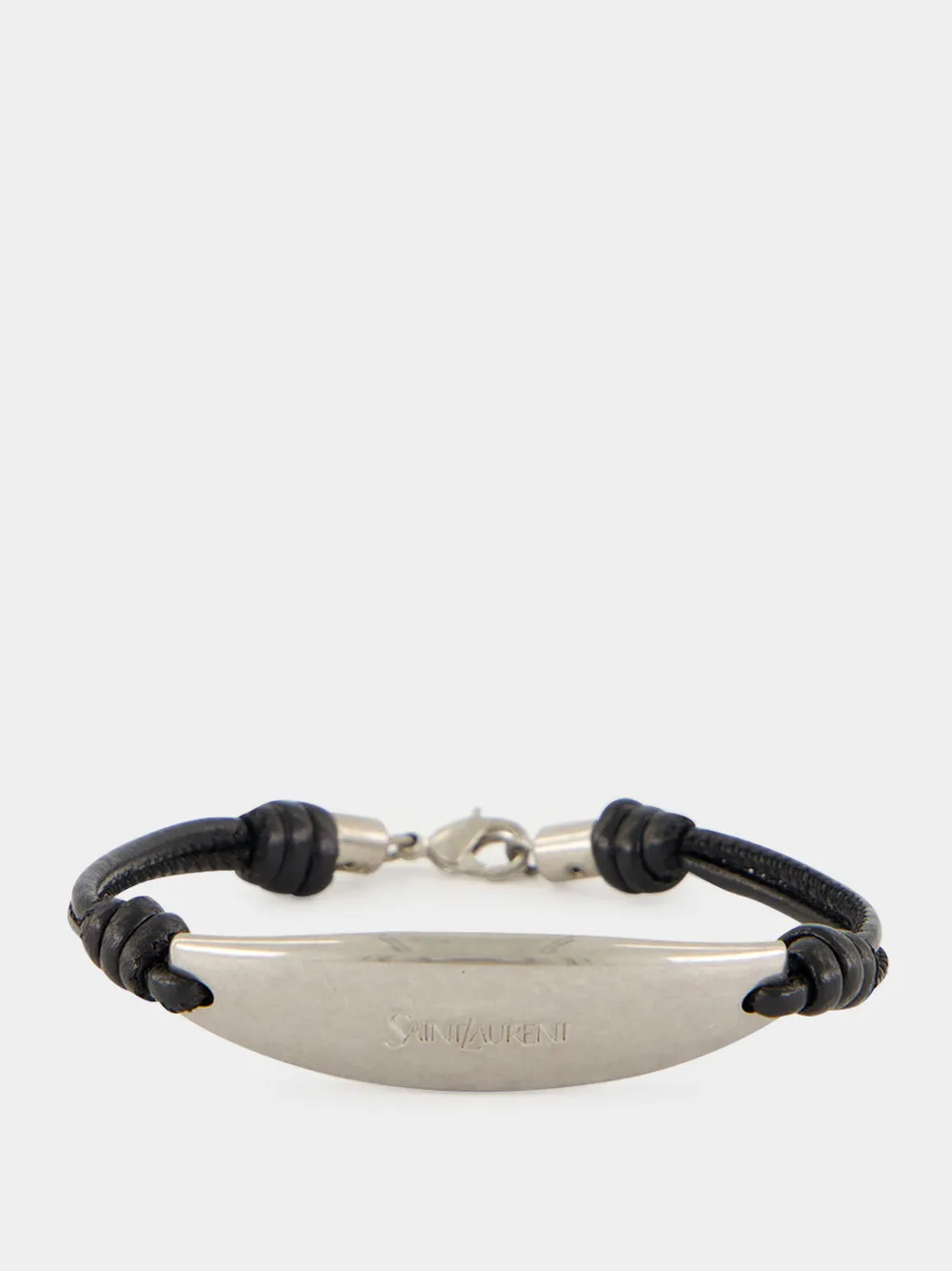 Black and Oxidized Nickel Cord Bracelet sold by Fashion Clinic product image thumbnail 2