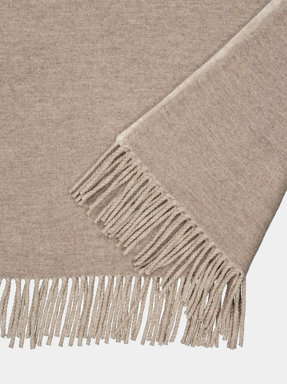 Dove Grey FF Wool and Cashmere Poncho sold by Fashion Clinic product image thumbnail 3