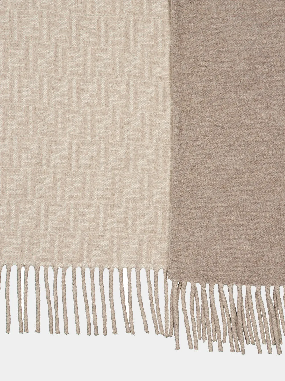 Dove Grey FF Wool and Cashmere Poncho sold by Fashion Clinic product image thumbnail 4