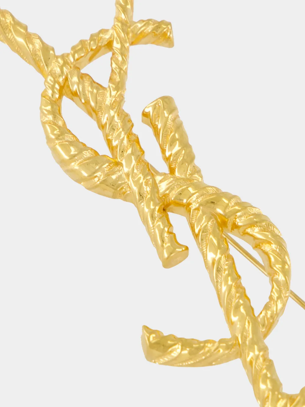 Gold Cassandre YSL Brooch sold by Fashion Clinic product image thumbnail 4