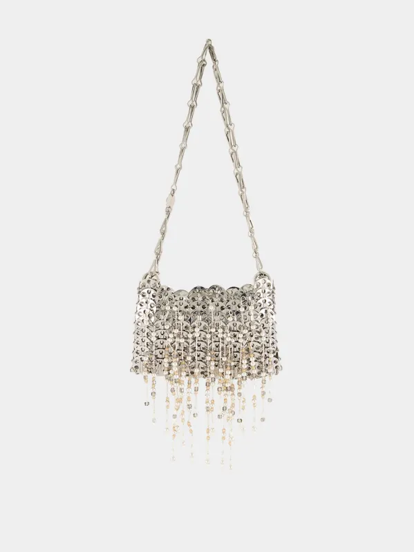 Silver Nano 1969 Pearl Fringe Bag made by Rabanne
