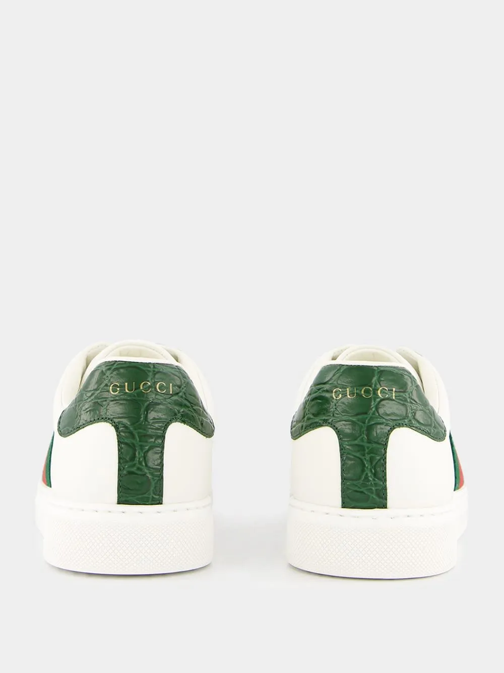 Green and Red Web Ace Sneakers sold by Fashion Clinic product image thumbnail 5