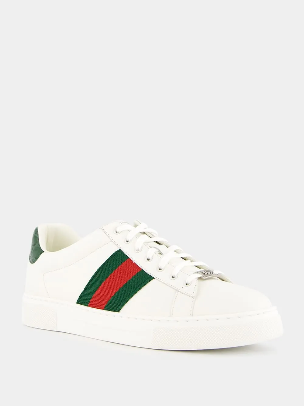 Green and Red Web Ace Sneakers sold by Fashion Clinic product image thumbnail 2