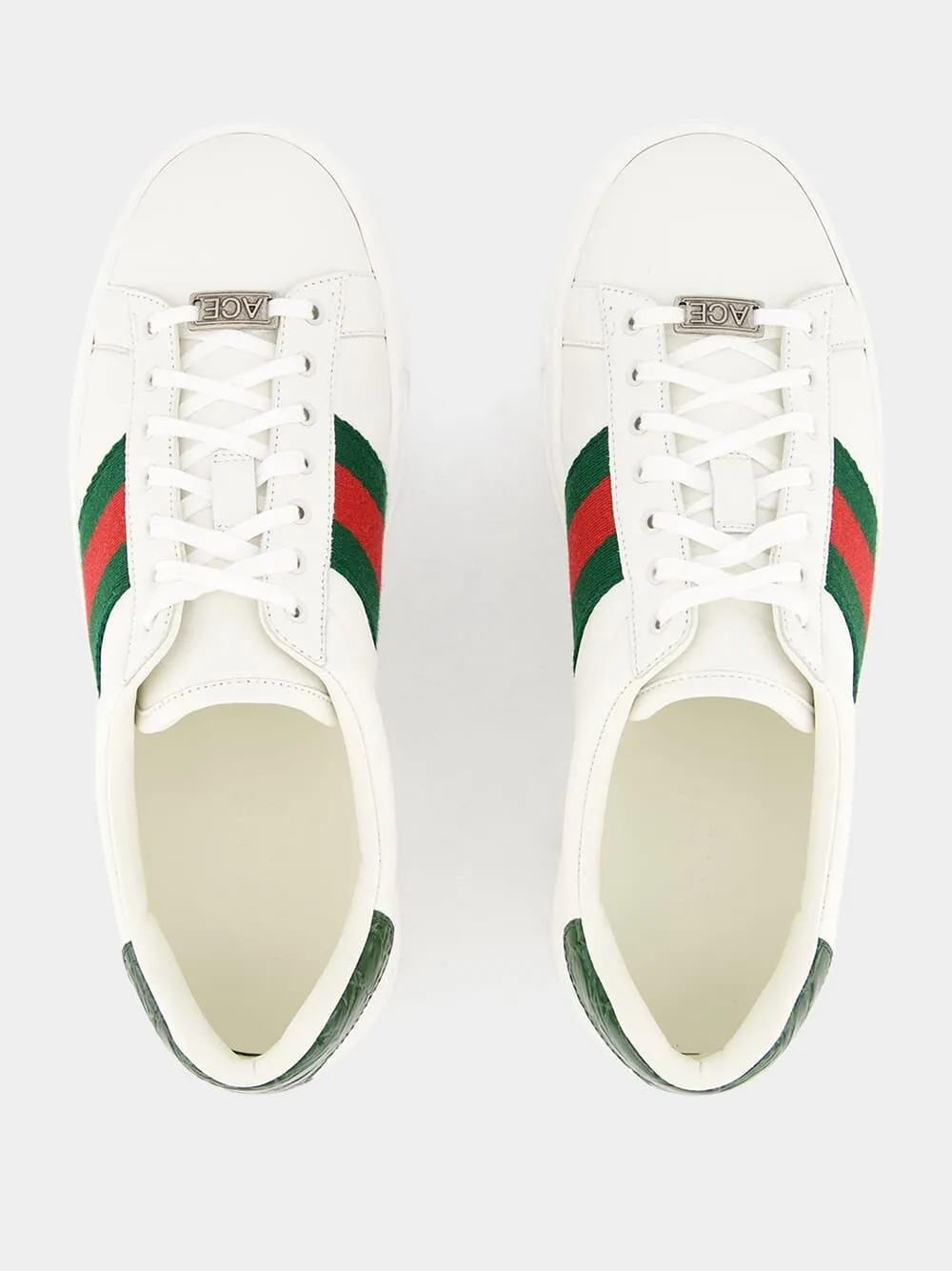 Green and Red Web Ace Sneakers sold by Fashion Clinic product image thumbnail 4
