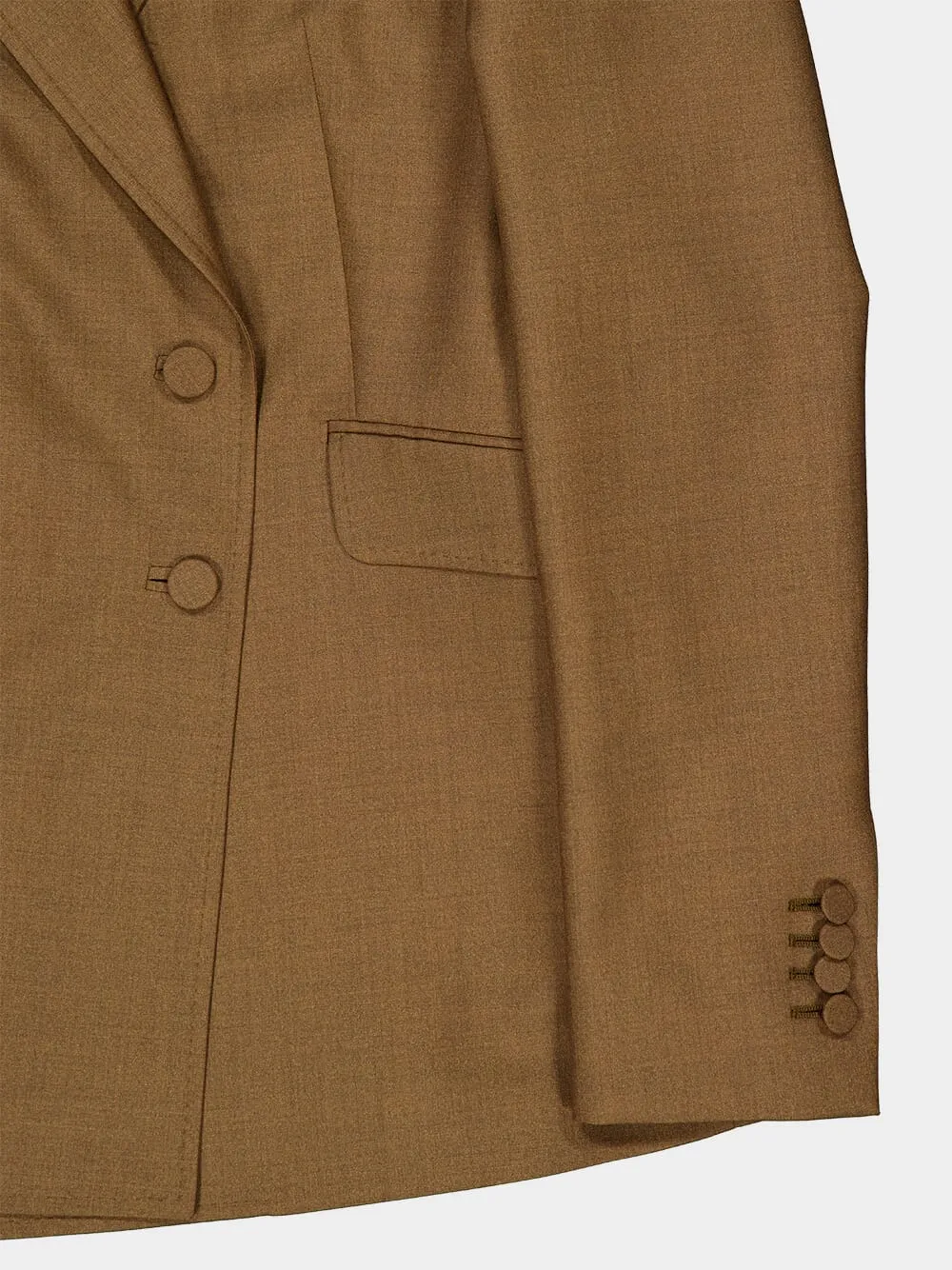 Chestnut Angela Wool-Silk Blazer sold by Fashion Clinic product image thumbnail 5