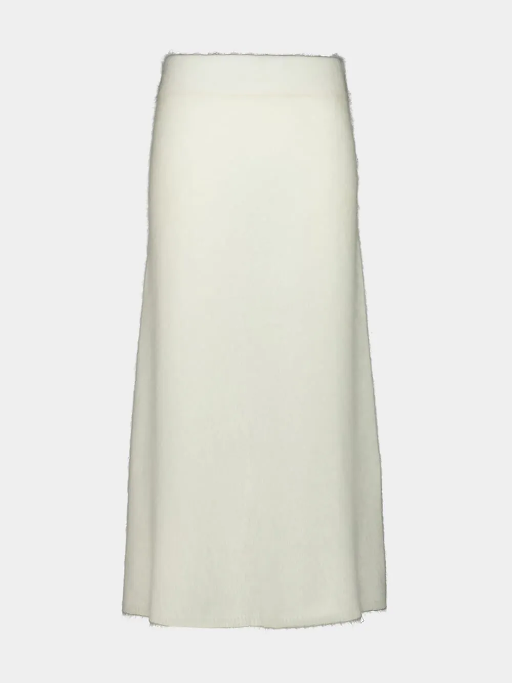 Cream Asta Brushed Cashmere Skirt sold by Fashion Clinic product image thumbnail 2