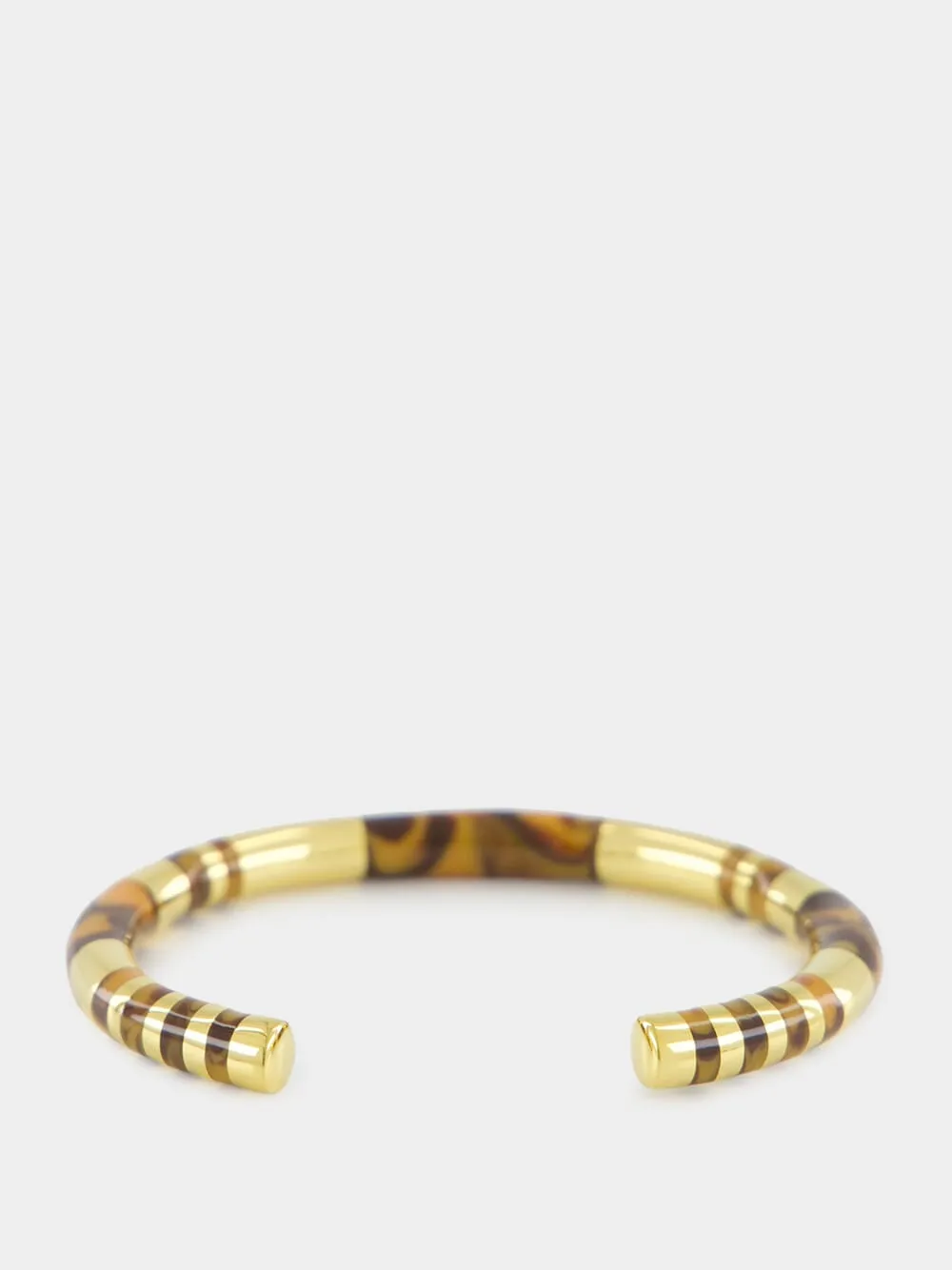 Tie & Dye Tiger's Eye Positano Bangle sold by Fashion Clinic product image thumbnail 2